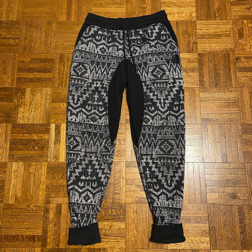 Men’s Black/Gray Jogger Sweatpants